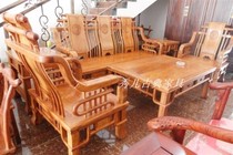 Xiaohan Palace Sofa Flowers Pear Wood Sofa Six Pieces Of Hedgehog Purple Sandalwood Furniture Manufacturer Direct