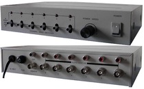 Factory direct 6-way video switcher audio and video switcher 6 in 1 out AV audio and video switcher