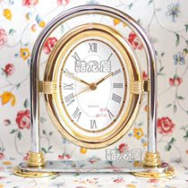 Hong Kong brand time silent metal alarm clock durable silent clock clock clock clock clock German movement movement movement