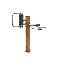 Fitness path vertical waist back massager J-1042 outdoor fitness