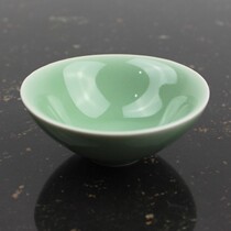 Green Porcelain Pint Tea Cup Manufacturer Direct Sales Disciples Plum kiln plum Youth Bamboo Cup Tea Cup Kongfu Tea With Tea Dao Supplies Clear Bin