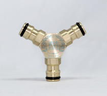 All copper tee nipple joint one-point two-way water connection joint water pipe three-way joint water pipe adapter