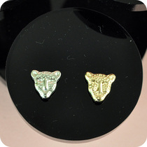 Handmade DIY doll accessories super small mini punk punk gold and silver 2 color leopard head rivet bump nail 1cm