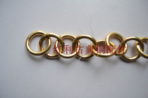 (Dividend Classical Bronze Accessories) imitation ancient pure copper furniture accessories copper ring bronze chain sub-lock chain 3cm