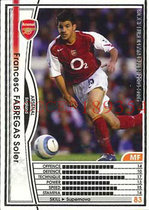 WCCF PANINI White Card 04-05 Spain Arsenal Lesser 9 224 Fabregas