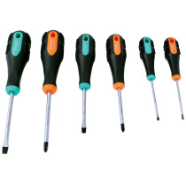 Imported Taiwan Baogong SD-2301 two-color soft handle screwdriver combination set screwdriver cross word screwdriver 6