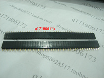 2 54 row female 1X40P 2 54MM single row female seat 1*40p row pin socket straight foot gold plated
