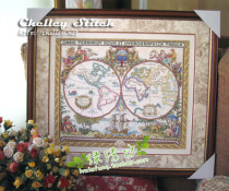 Cross stitch kit French DMC embroidery Greek mythology story classical world map