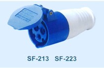 SFE Shangfeng industrial socket SF-223 32A three-pole connector IP44 three-core plug socket