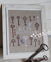 European and American Magazine cross stitch kit French DMC embroidery key collection novice