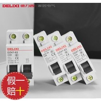 Delixi miniature circuit breaker miniature air switch air switch DZ47 2p 50A 