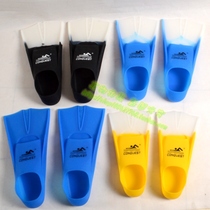  Swimming training Professional silicone diving short fins Diving equipment Snorkeling Swimming shoes Duck webbed Adult Children