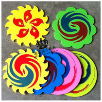 Childrens foam Safe flying disc Plum Blossom Flying Saucer Round Flying Saucer Children Game Toys Kindergarten Aids