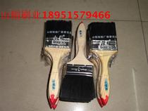 Paint brush brush black pig hair paint brush Paint brush Machine tool decontamination brush 1 inch 2 inch 3 inch 4 inch
