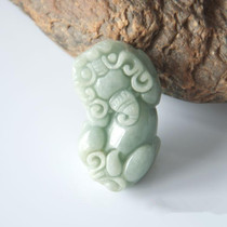Myanmar jade Jade Pixiu pendant Jade Pixiu pendant Men and women Jade Pixiu jade necklace pendant pendant