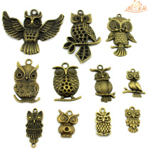 DIY Ornaments Materials Accessories Vinyre Ancient Bronze Color Alloy Owl Hanging Accessories Sweater Chain Ellan New Pint Shelves
