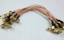 High frequency SMA-JJW signal test wire SMA male to male double elbow signal line communication RF cable 30CM