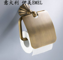 Italy EMEL Imei toilet paper rack pure copper tissue rack pure copper pendant antique paper holder bathroom pendant