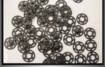 Invisible dark button transparent black plastic shirt coat coat button mother button