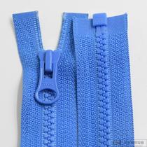 YKK4 Number of resin open tail (opening) zipped jacket jacket jacket cotton clothing 835 blue 53cm