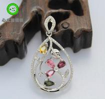 (Xing Family Workshop) Emerald Jewel Composition Pendant Personality Customized K Gold Inlaid Section 101601