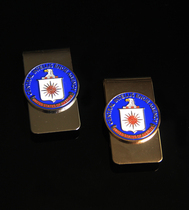 American metal badge American agent wallet badge is easy to carry pure copper