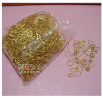 Clothing tag rope female buckle label rope bullet gold black gourd pin plastic thread tag rope line double insert