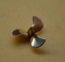 Three-leaf civil model slurry propeller simulation ship model accessories Sanjiang model ship model