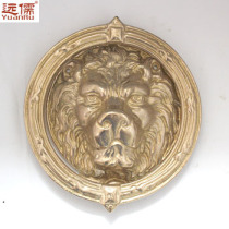 Yuanru bronze carving Chinese antique hardware brass shop head beast head gate ring monkey head retro handle YRH007