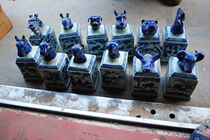 Ming Yongle blue and white twelve Zodiac seal