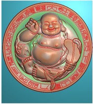 Maitreya Fu Computer Carved Map Relief Map Grayscale Map Wooden Jade Design Source Material Size 141*159