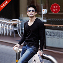 Spring Clothing New Manufacturer Direct sales mens T-shirts Long sleeves round neckline Stylish Beating undershirts to be done