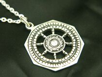 Tang Miku Zhenyan Buddhism ornaments sterling silver pendants Falun pendants sterling silver ornaments Buddhist Falun