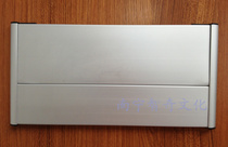 Aluminum alloy room card single side aluminum side blank plate House sign 6 9 * 28cm flat sign