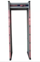 Six-area B-201D security gate 6-segment LED door post light to display the alarm location Metal detection door for hand detection