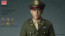 HM HF0002 World War II US military Triple Ace fighter pilot Colonel Budd Anderson