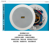 American Horwell coaxial set resistance tenor suction top horn domestic living room ceiling sound surround sound box VX5-E