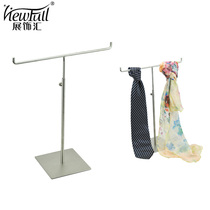 Exhibition decoration Hui Clothing store display rack store stainless steel silk scarf rack Scarf rack Tie rack Window props