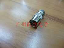 New alloy nickel-plated cable TV adapter threaded F head to wire mother F head to turn TV mother head