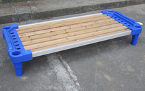Star Kindergarten special afternoon bed Children single bed student stacked bed solid wood plastic wooden bed Limited