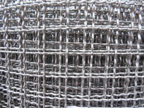 304 stainless steel crimped mesh aquaculture square hole mesh Balcony protective mesh hole 2 5 cm