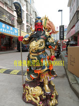 1 28m resin Buddha statue FRP Dunhuang painted paste gold Station Kowloon Guan Gong Wu God of Wealth Buddhist products