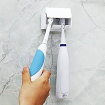 Japan KM electric toothbrush holder simple couple toothbrush hanging adhesive dustproof toothbrush cabin removable and washable