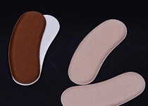 Bingsheng shoe material leather heel cloth pad back heel post sponge pad womens shoe heel patch half-size comfortable