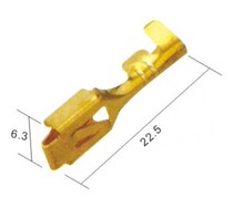 DJ621-B6 3B car connector Terminal 6 3 square insert 6 3 square insert spring 6 3 with barbed Spring
