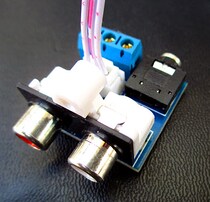 Multifunctional audio signal converter conversion board XH2 54mmAV seat KF3013 5 headphone Holder