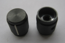 Black all aluminum alloy knob diameter 12 5mm length 16mm