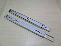 10 inch two-section ball silent guide drawer slide Two-section computer desk keyboard track Drawer track