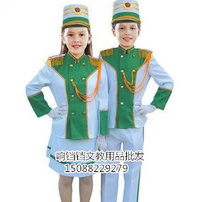 Childrens flag-raiser clothing childrens honor guard uniform wind band uniform Young Pioneers drummer clothing drum team clothing New