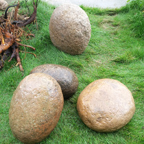 Natural cobblestone fish pond landscaping stone courtyard garden rockery world reiki Feng Shui Town House